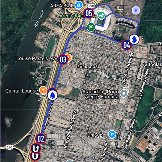Mapa 03 de CORRIDA DO GRÊMIO 2026