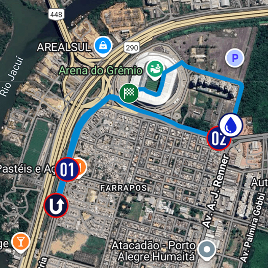 Mapa 01 de CORRIDA DO GRÊMIO 2026