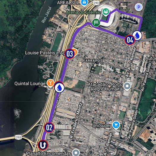 Mapa 02 de CORRIDA DO GRÊMIO 2026
