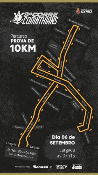 Mapa 02 de 3º CORRE CORINTHIANS