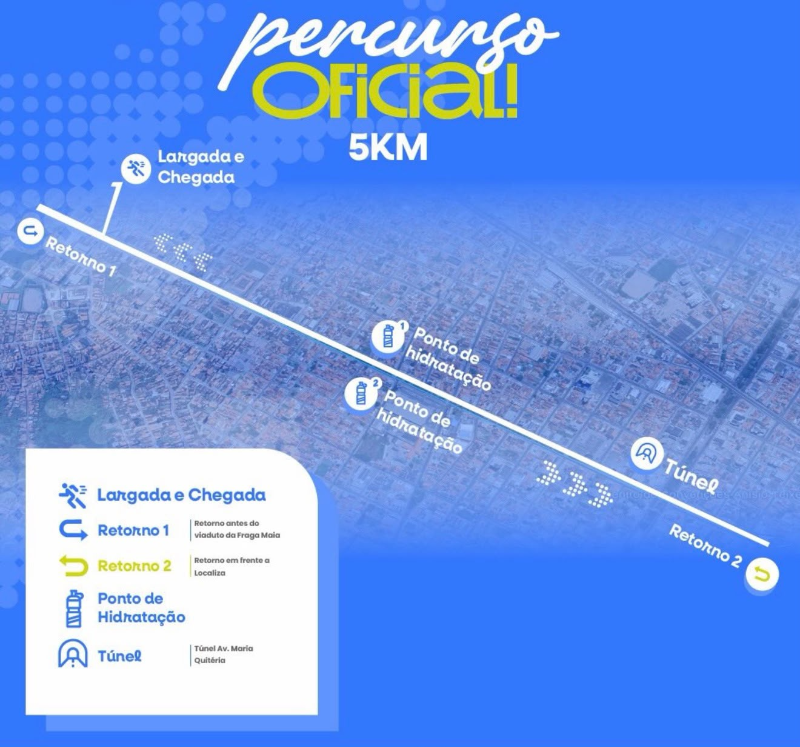Mapa 02 de 6ª CORRIDA DE PREVENÇÃO AO AVC