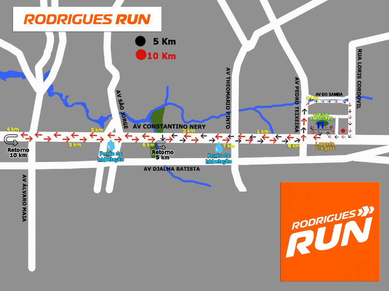 Mapa 01 de 3ª CORRIDA DO GRUPO RODRIGUES 2026