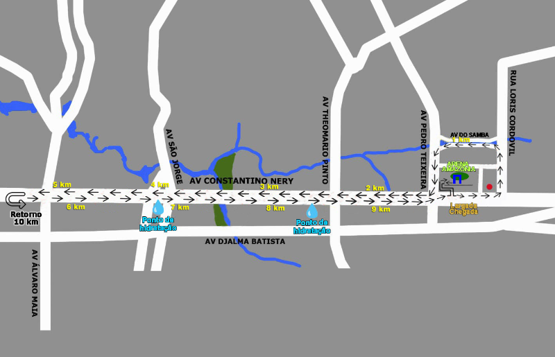 Mapa 02 de SANTO REMÉDIO RUN  CHALLENGE 2026