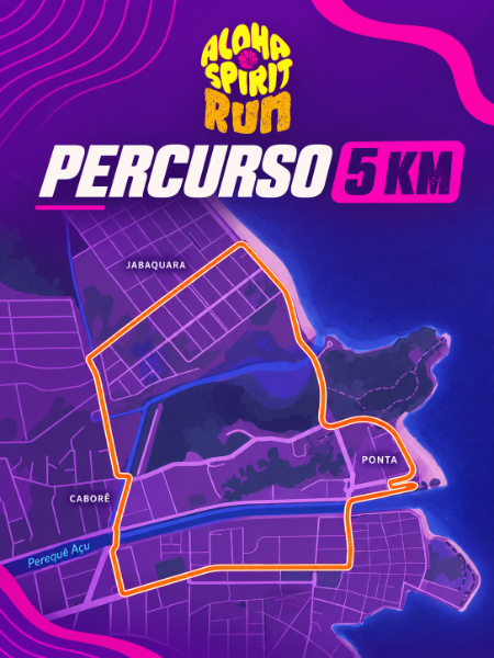Mapa 01 de ALOHA SPIRIT RUN - PARATY