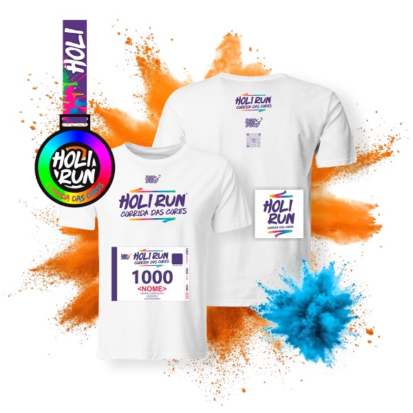 Apresentação do Kit COLOR GLOW HOLI RUN