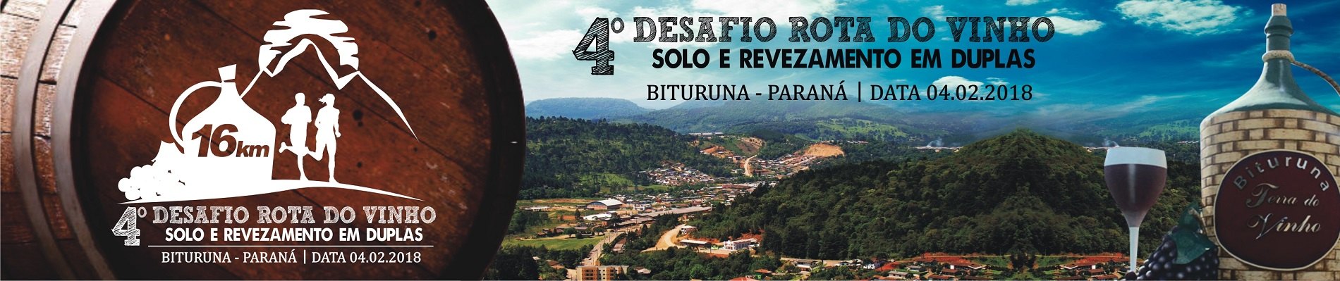 4º DESAFIO ROTA DO VINHO - 2018 - Imagem de topo